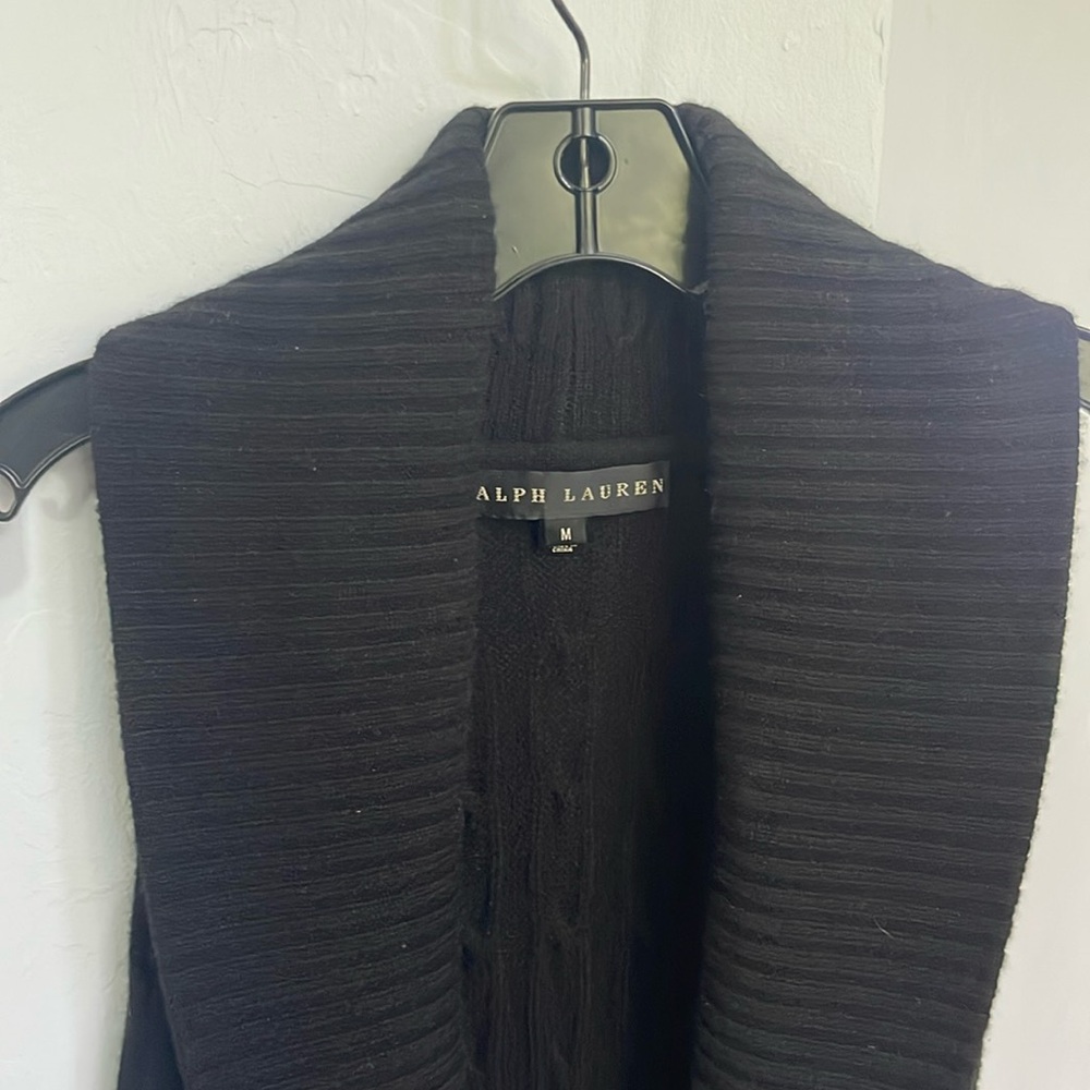 Women’s medium Ralph Lauren black cashmere sleeveless dress